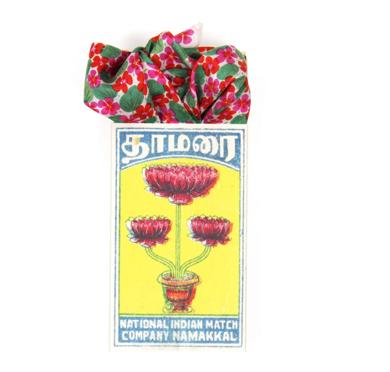 Mini Capucine Fuchsia  Silk Scarf - Presence Hamilton