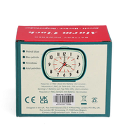 Retro Alarm Clock-Petrol Blue