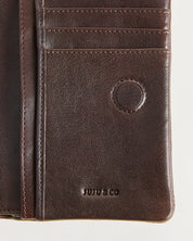 Small Sabi Wallet-Mahogany