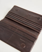 Large Sabi Wallet-  Mahogany