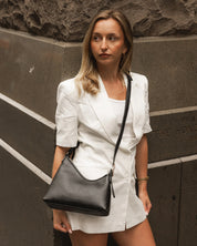 Amelia Shoulder Bag - Black - Presence Hamilton