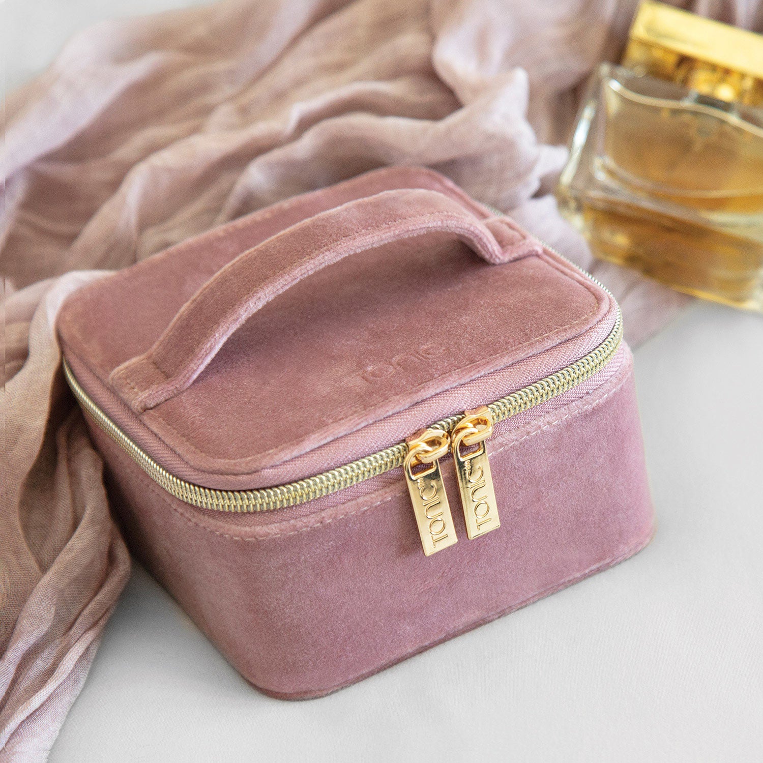Luxe Velvet Jewellery Cube- Musk