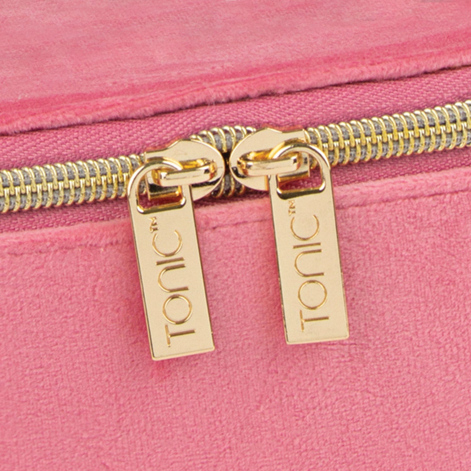 Luxe Velvet Jewellery Cube- Coral