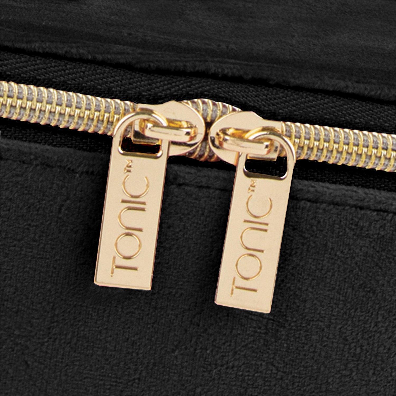 Luxe Velvet Jewellery Cube- Black