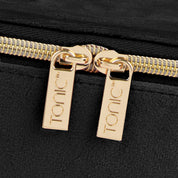 Luxe Velvet Jewellery Cube- Black