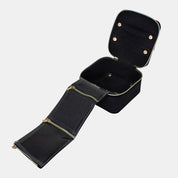 Luxe Velvet Jewellery Cube- Black