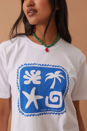 Stevie Slouchy Tee  Ceres Paradise Print