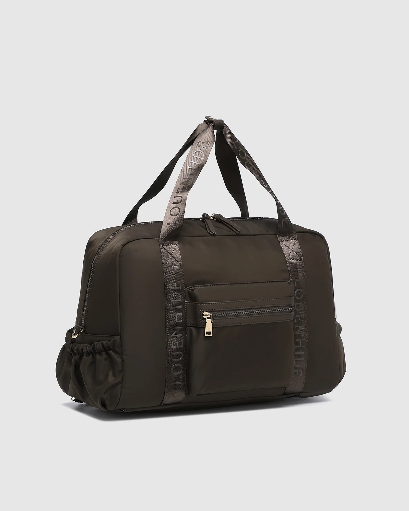 Jenn Nylon Bag- Chocolate - Presence Hamilton