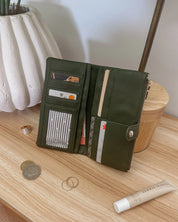 Stella Wallet- Olive - Presence Hamilton