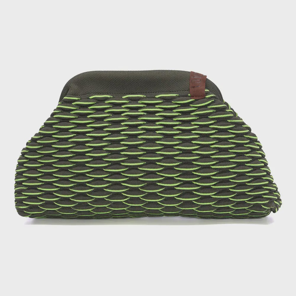 Emma Bag- 96 Woven Lime Green & Khaki