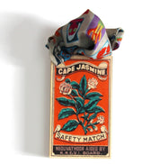 Mini Postcard Marine Silk Scarf - Presence Hamilton