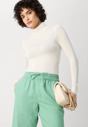Roll Neck Long Sleeve Top