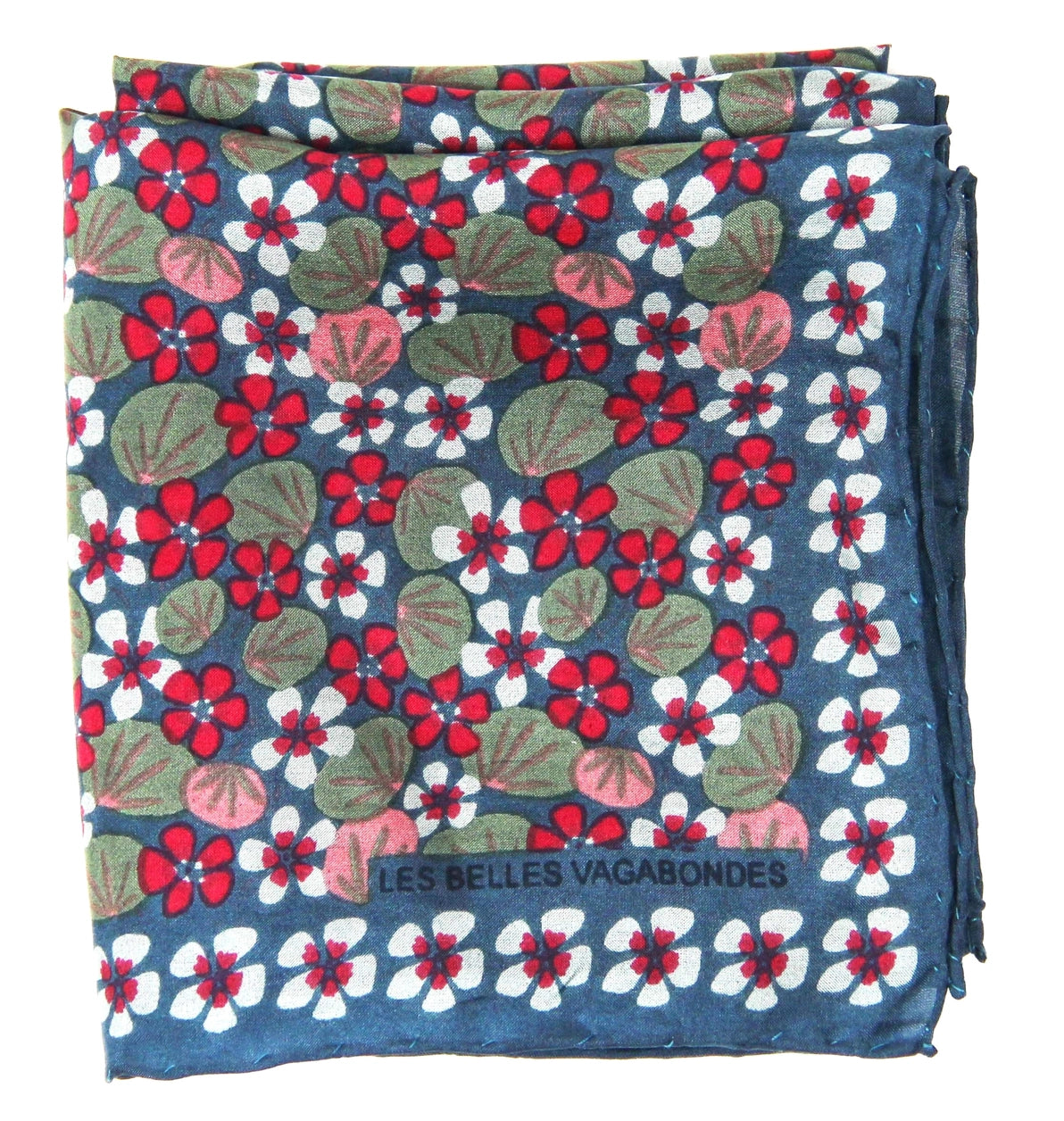 Mini Capucine Gray Silk Scarf - Presence Hamilton