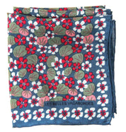 Mini Capucine Gray Silk Scarf - Presence Hamilton