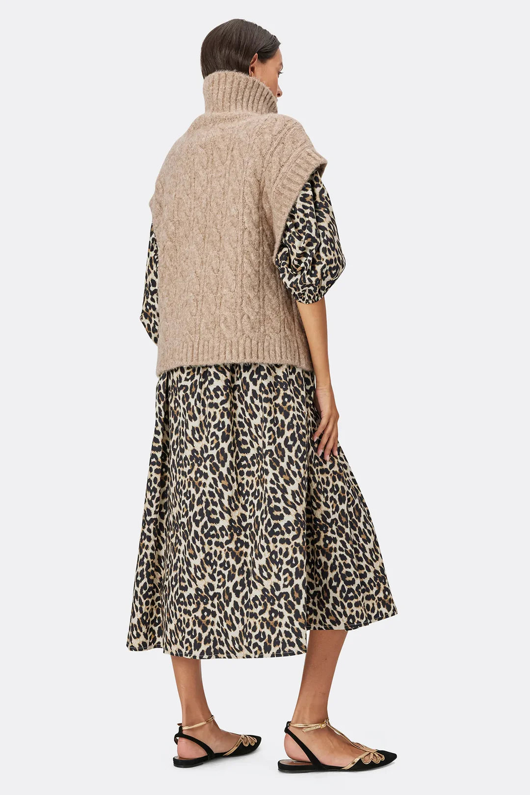 Fresnoll Knit Vest - Sand