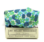 Mini Capucine Green Silk Scarf - Presence Hamilton