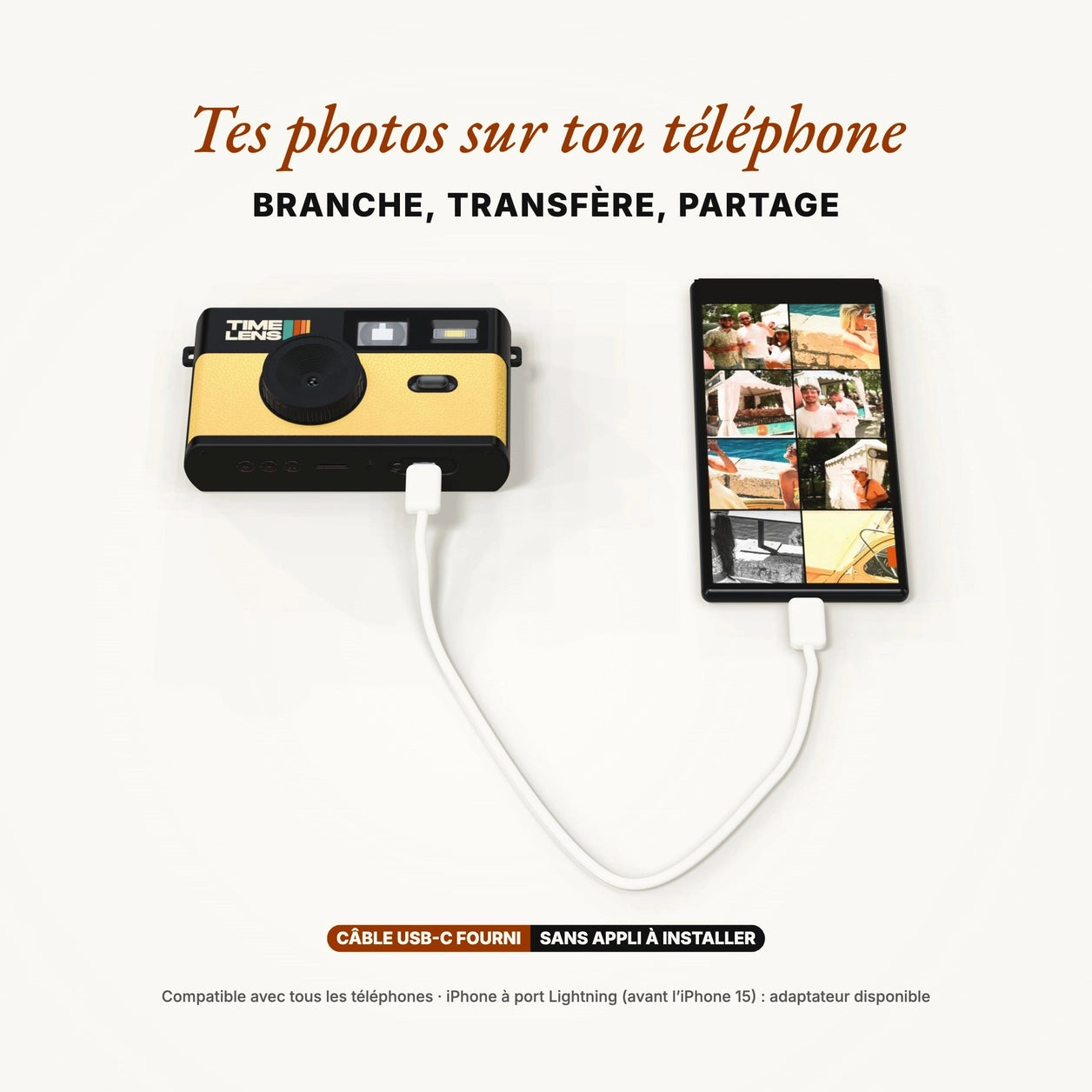 Timelens Digital Camera- Yellow