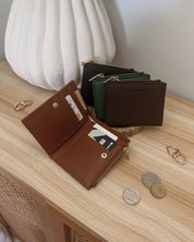 Lilly Wallet- Cognac - Presence Hamilton