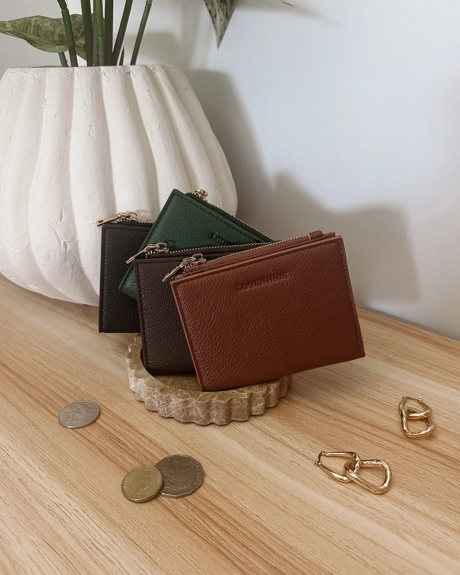 Lilly Wallet- Forest Green - Presence Hamilton