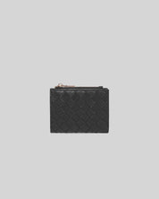 Lilly Woven Wallet- Black - Presence Hamilton