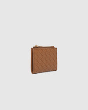 Lilly Woven Wallet- Tan - Presence Hamilton