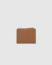 Lilly Woven Wallet- Tan - Presence Hamilton