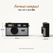 Timelens Digital Camera- Pop Edition 80s Silver