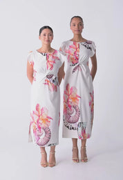 Geneva Midi Dress- Nautilus