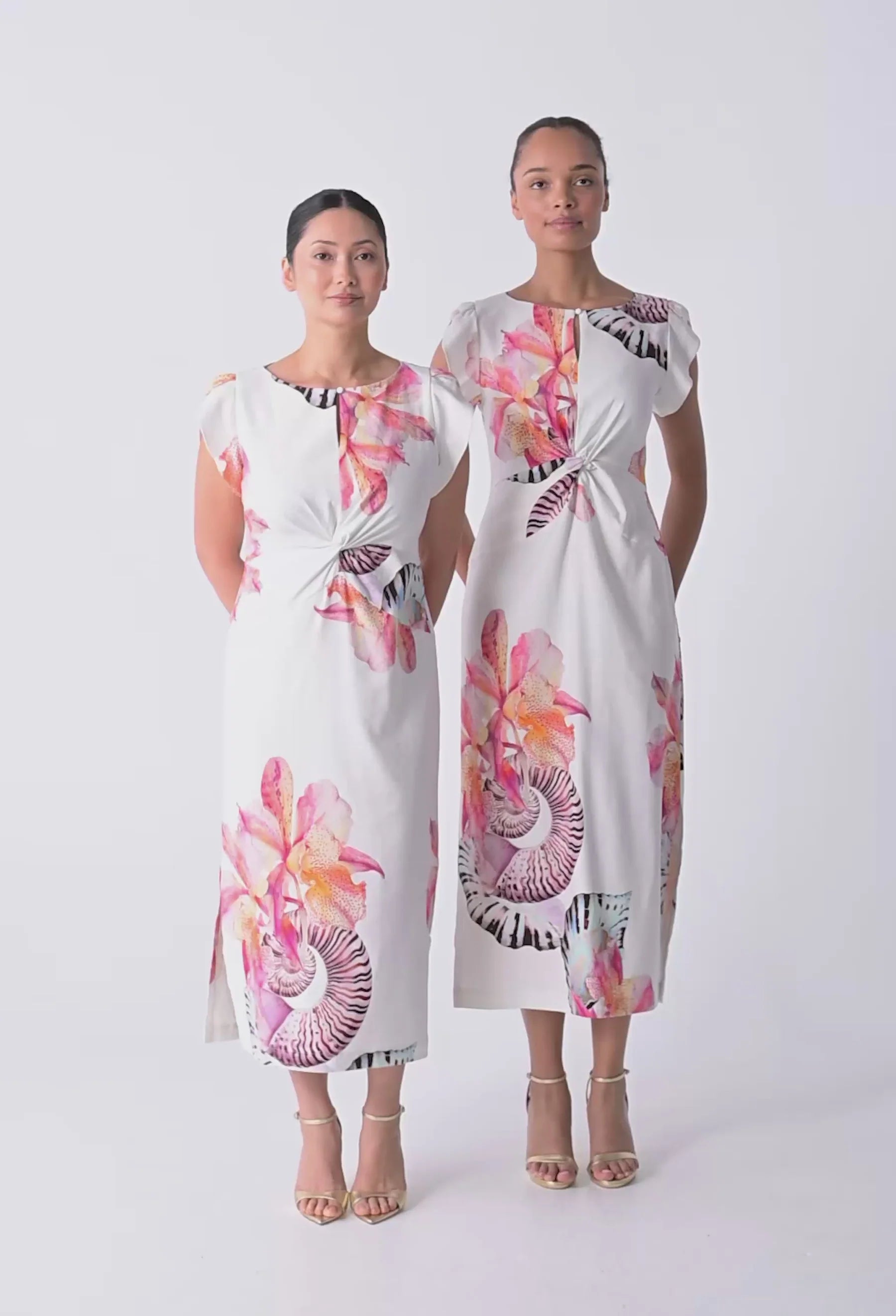 Geneva Midi Dress- Nautilus