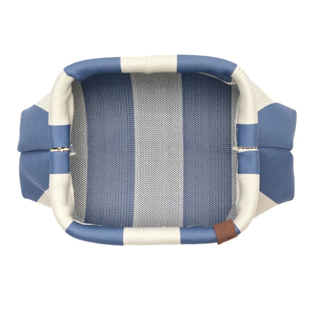 Emma Bag - 50 Cream & Denim Blue - Presence Hamilton