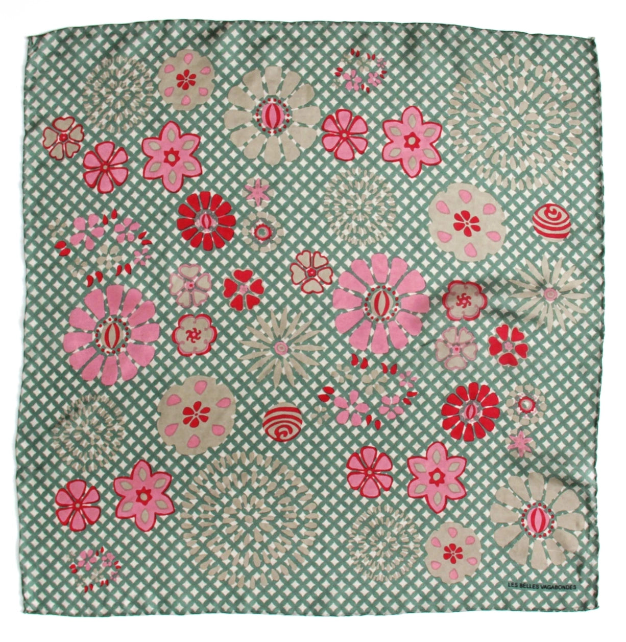 Mini Shippo Gray Silk Scarf - Presence Hamilton