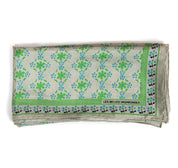 Mini Natasha Green Silk Scarf