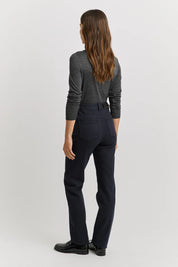 Turtle Neck Merino Tee- Charcoal - Presence Hamilton