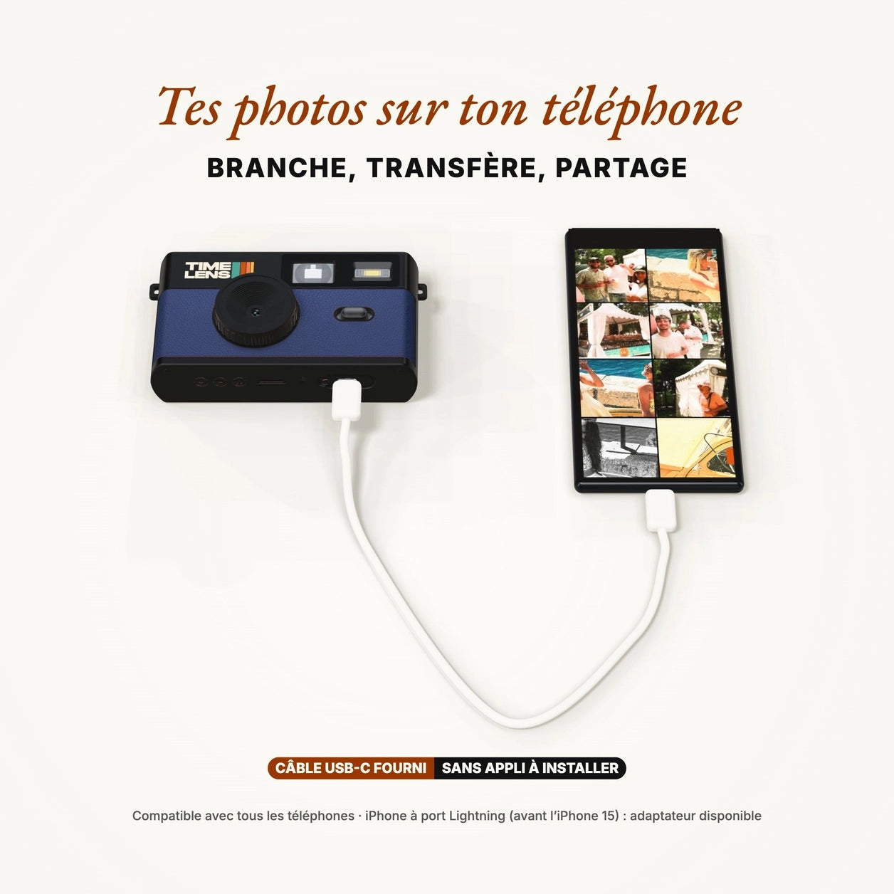 Timelens Digital Camera-Blue