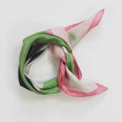 Mini Vivaro Khaki Silk Scarf