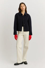 Fine Rib Glove - Poppy - Presence Hamilton