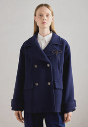 Mid Length Peacock Coat - Presence Hamilton