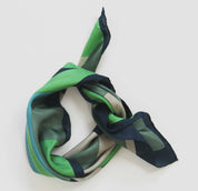 Mini Vivaro Green Silk Scarf