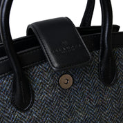 The Mini Tiree- Black & Grey Herringbone