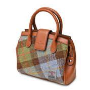 The Mini Tiree-Chestnut & Blue Tartan