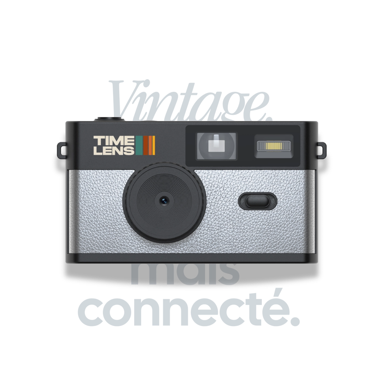Timelens Digital Camera- Pop Edition 80s Silver