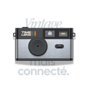 Timelens Digital Camera- Pop Edition 80s Silver