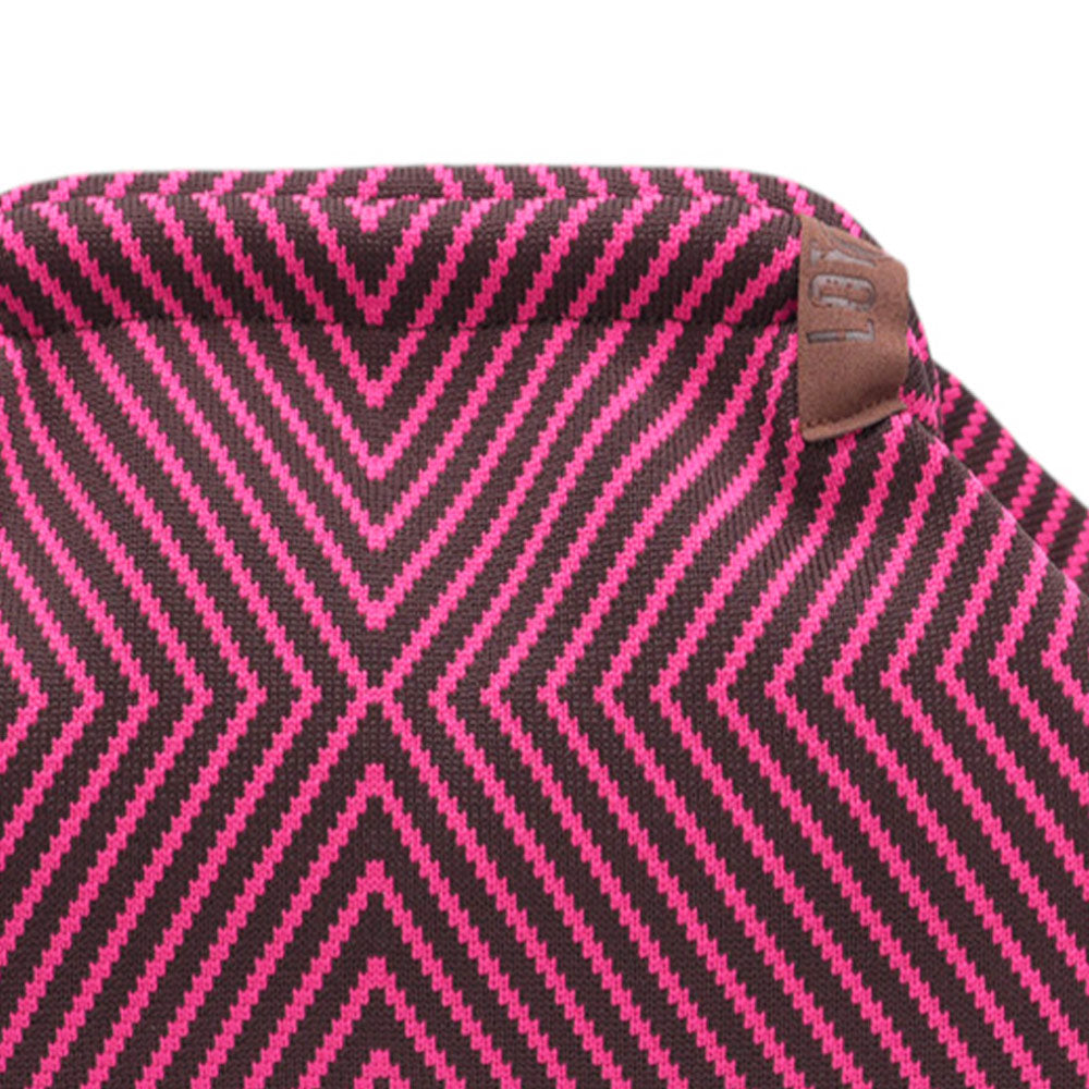 Emma Bag- 141 Chocolate & Hot Pink Geo - Presence Hamilton
