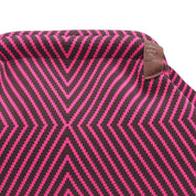 Emma Bag- 141 Chocolate & Hot Pink Geo