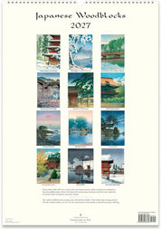 Wall Calendar- Japanese Woodblock - Presence Hamilton