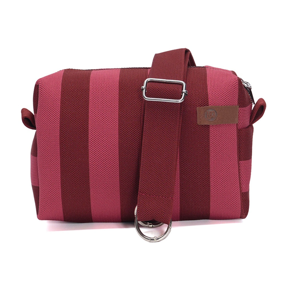 Megan Crossbody Bag 19- Choc & Mulberry