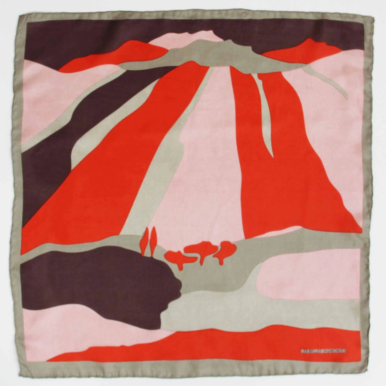 Mini Vivaro Corail Silk Scarf
