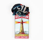 Mini Sakura Marine Silk Scarf - Presence Hamilton