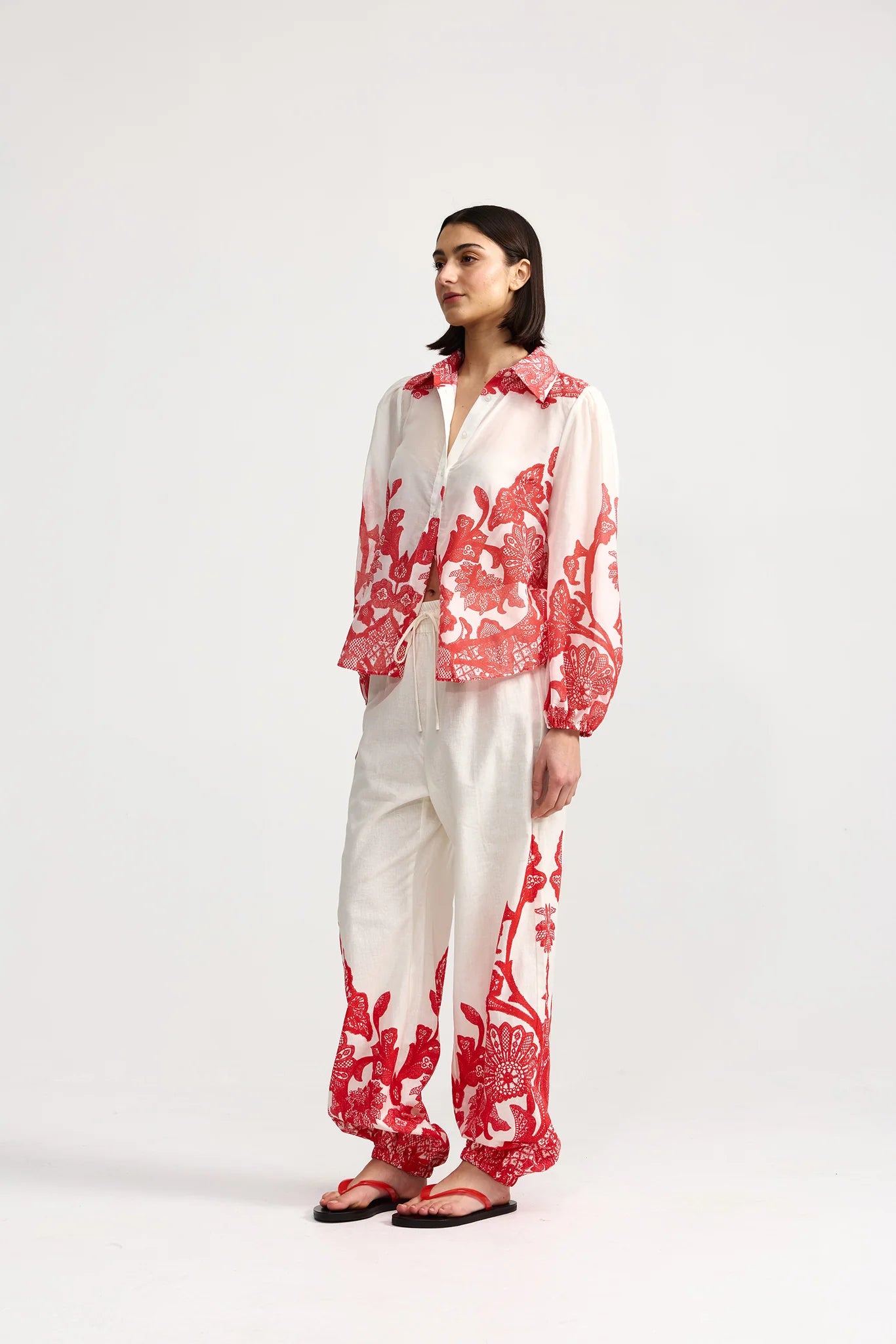 Vivian Blouse- Ruby Antique - Presence Hamilton