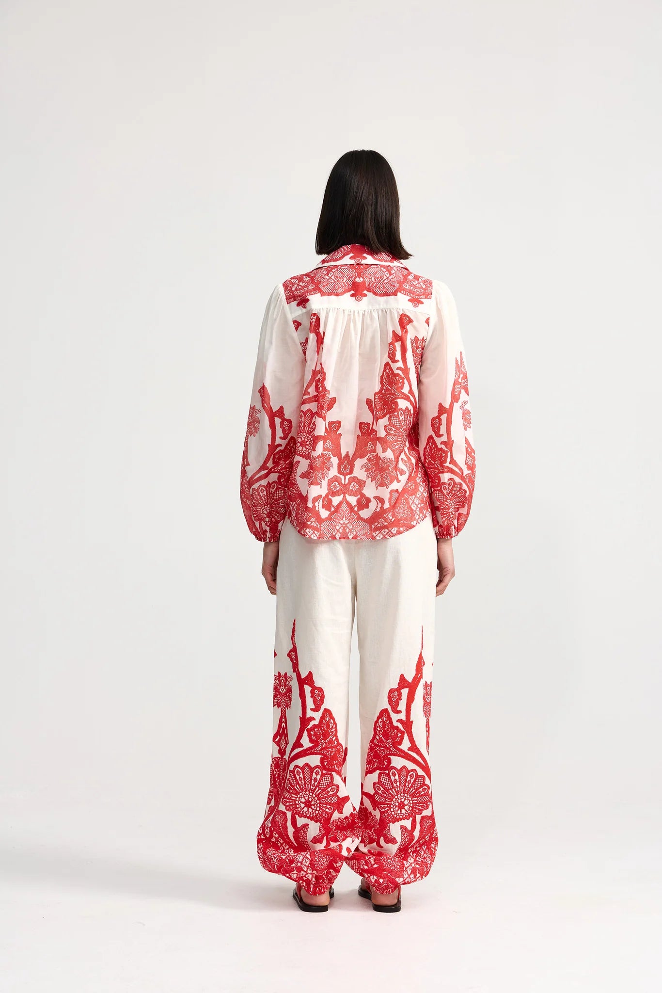 Vivian Blouse- Ruby Antique - Presence Hamilton